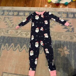 TBBC Beaufort Bonnet Company Santa 3T Girls Pajamas